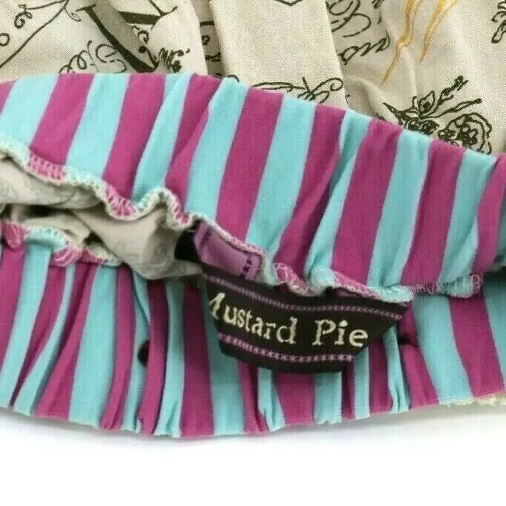 Mustard Pie Girls Shorts Floral Print Summer Casual No Size Tag